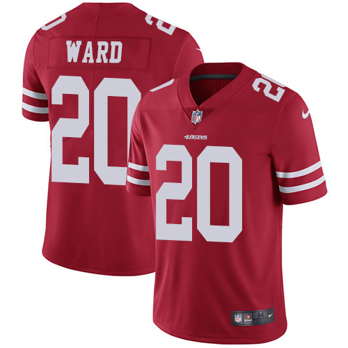 San Francisco 49ers Limited Red Men Jimmie Ward Home NFL Jersey #20 Vapor Untouchable->san francisco 49ers->NFL Jersey